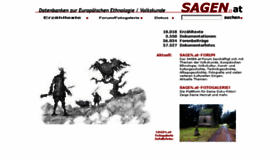 What Sagen.at website looked like in 2018 (6 years ago)