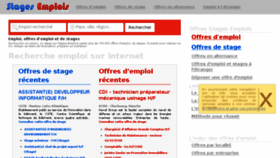 What Stages-emplois.com website looked like in 2018 (6 years ago)