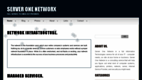 What Serveronenetworks.com website looked like in 2018 (6 years ago)