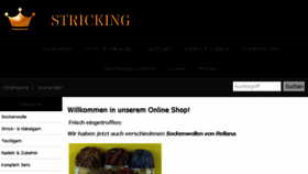 What Stricking.de website looked like in 2018 (6 years ago)