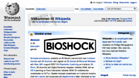 What Sv.wikipedia.org website looked like in 2018 (6 years ago)