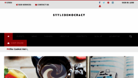 What Styledemocracy.com website looked like in 2018 (6 years ago)