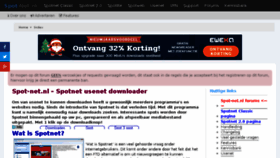 What Spot-net.nl website looked like in 2018 (6 years ago)