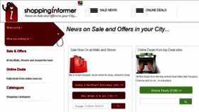 What Shoppinginformer.com website looked like in 2018 (6 years ago)