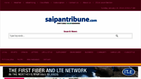 What Saipantribune.com website looked like in 2018 (6 years ago)