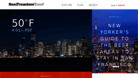 What Sftravel.com website looked like in 2018 (7 years ago)