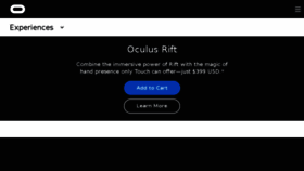 What Share.oculusvr.com website looked like in 2018 (6 years ago)