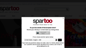 What Spartoo.cz website looked like in 2018 (6 years ago)