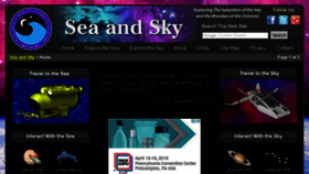 What Seasky.org website looked like in 2018 (6 years ago)