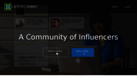 What Socialfabric.us website looked like in 2018 (8 years ago)