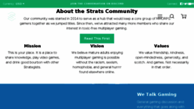 What Strats.co website looked like in 2018 (6 years ago)