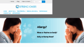 What Spring-oasis.com website looked like in 2018 (6 years ago)