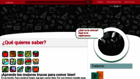 What Saberia.com website looked like in 2018 (6 years ago)