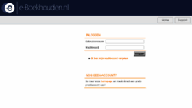What Secure.e-boekhouden.nl website looked like in 2018 (6 years ago)