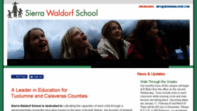 What Sierrawaldorf.com website looked like in 2018 (6 years ago)