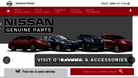 What Sansonesnissan.com website looked like in 2018 (6 years ago)