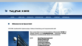 What Syscom.de website looked like in 2018 (6 years ago)
