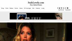 What Stylelovely.com website looked like in 2018 (6 years ago)