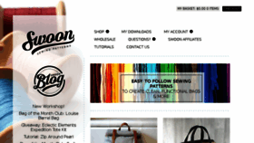 What Swoonpatterns.com website looked like in 2018 (6 years ago)
