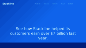 What Stackline.com website looked like in 2018 (6 years ago)