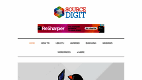 What Sourcedigit.com website looked like in 2018 (6 years ago)