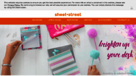 What Sheetstreet.com website looked like in 2018 (6 years ago)