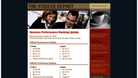What Striker-report.com website looked like in 2018 (6 years ago)