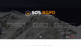 What Sos-rgpd.com website looked like in 2018 (6 years ago)