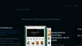 What Strictthemes.com website looked like in 2018 (6 years ago)