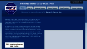 What Securityforceinc.com website looked like in 2018 (6 years ago)