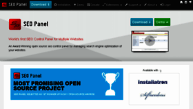 What Seopanel.in website looked like in 2018 (6 years ago)