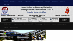 What Skit.ac.in website looked like in 2018 (7 years ago)