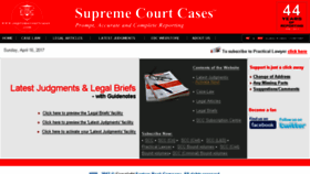 What Supremecourtcases.com website looked like in 2018 (6 years ago)