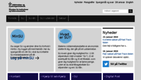 What Su.dk website looked like in 2018 (7 years ago)