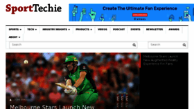 What Sporttechie.com website looked like in 2018 (6 years ago)