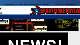 What Sportfiskeprylar.se website looked like in 2018 (6 years ago)