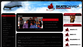 What Skatecanadasaskatchewan.com website looked like in 2018 (6 years ago)