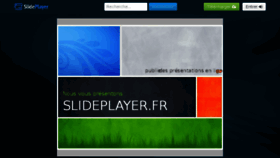 What Slideplayer.fr website looked like in 2018 (7 years ago)