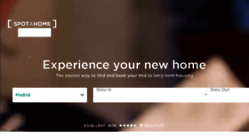 What Spotahome.com website looked like in 2018 (6 years ago)