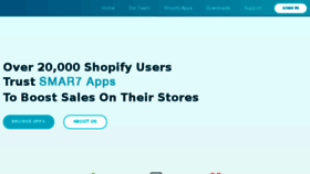 What Smar7apps.com website looked like in 2018 (6 years ago)