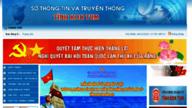 What Stttt.kontum.gov.vn website looked like in 2018 (6 years ago)