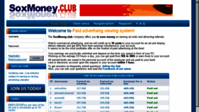 What Soxmoney.club website looked like in 2018 (6 years ago)
