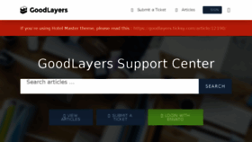 What Support.goodlayers.com website looked like in 2018 (6 years ago)