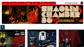 What Shaolinchamber36.com website looked like in 2018 (6 years ago)