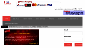 What Smsafricang.com website looked like in 2018 (6 years ago)