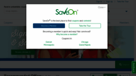 What Saveon.com website looked like in 2018 (6 years ago)