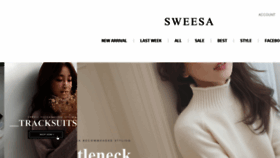 What Sweesa.com website looked like in 2018 (6 years ago)