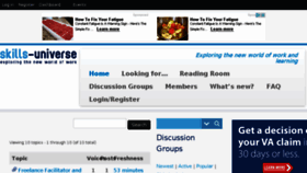 What Skills-universe.com website looked like in 2018 (6 years ago)