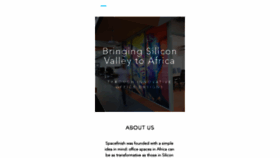 What Spacefinish.com website looked like in 2018 (7 years ago)