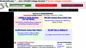 What Studentsreview.com website looked like in 2018 (6 years ago)